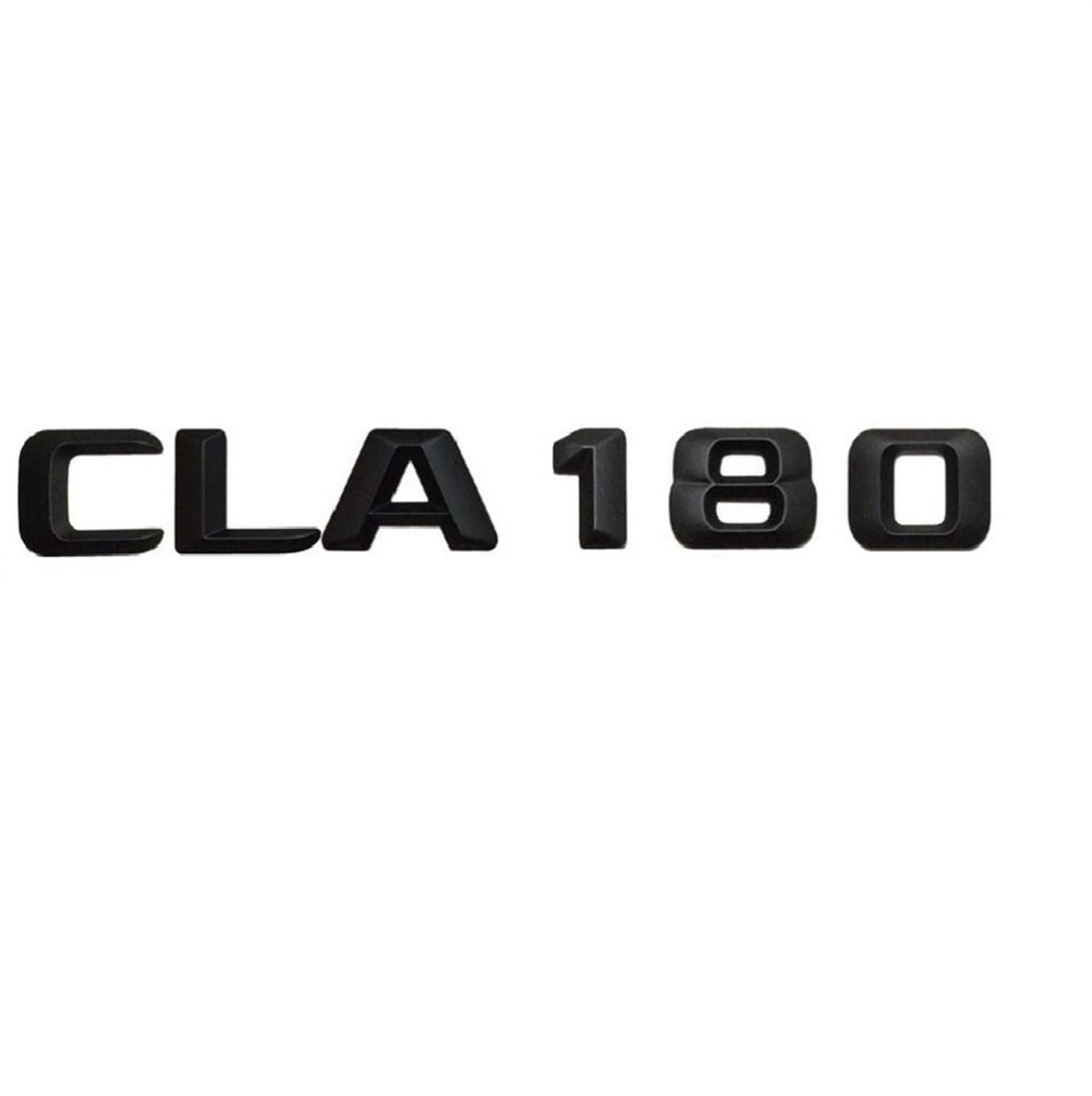 Mattschwarzes ABS CLA 180 "Kofferraum hinten Buchstaben Wörter Nummer Abzeichen Emblem Aufkleber Aufkleber passend for Mercedes Benz CLA Klasse CLA180 Mattschwarzes ABS CLA 180 "Kofferraum hinten Buchstaben Wörter Nummer Abzeichen Emblem Aufkleber Aufkleber passend for Mercedes Benz CLA Klasse CLA180 von KARFRI