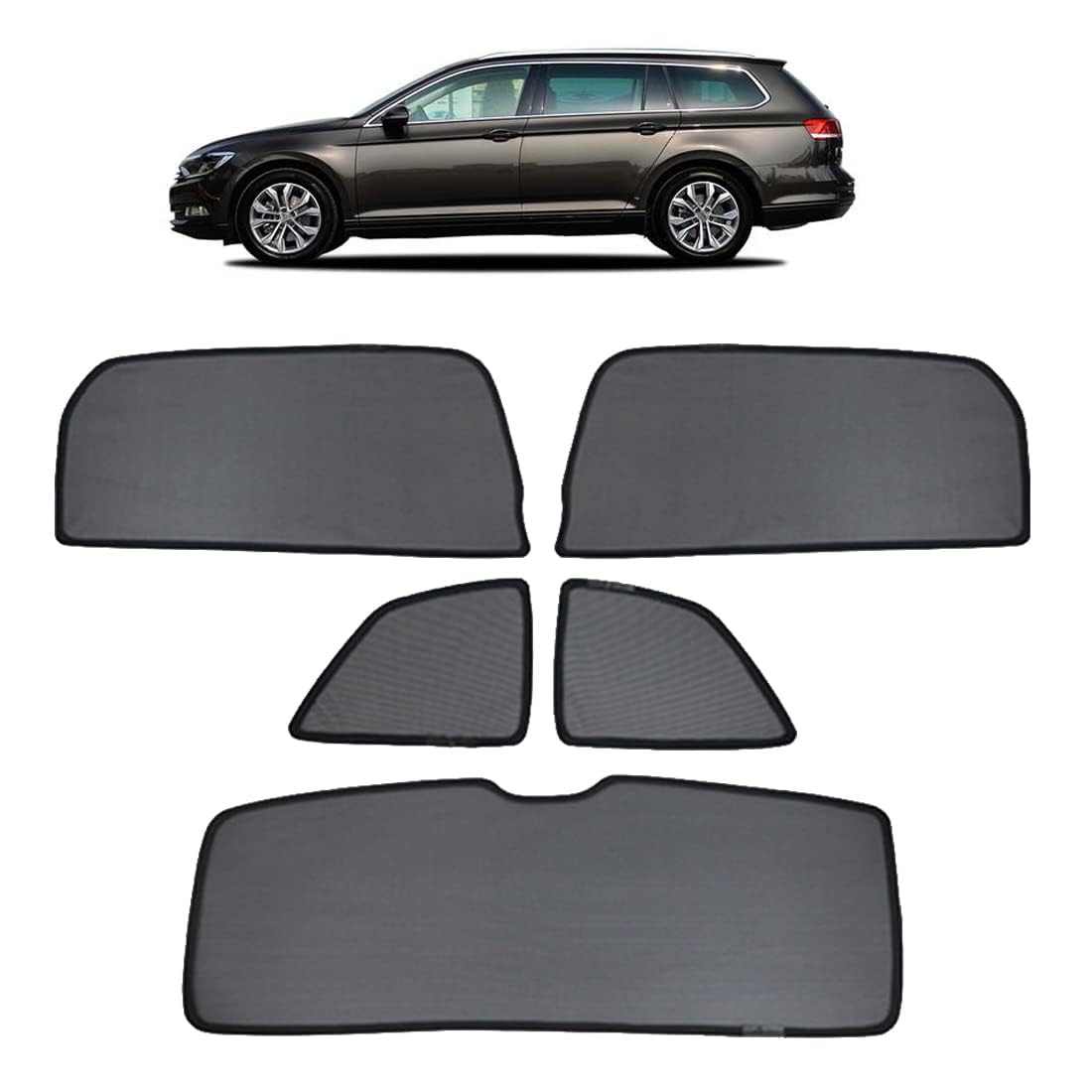 Sonnenschutz Auto Vorhang mit Magneten für Passat B8 Variant 2016-2022 UV Schutz Seitenscheiben Fenster Sonnenblende Sonnenschutz Zubehör Für Baby Schwarz Sonnenschutz Auto Vorhang mit Magneten für Passat B8 Variant 2016-2022 UV Schutz Seitenscheiben Fenster Sonnenblende Sonnenschutz Zubehör Für Baby Schwarz von KARFRI