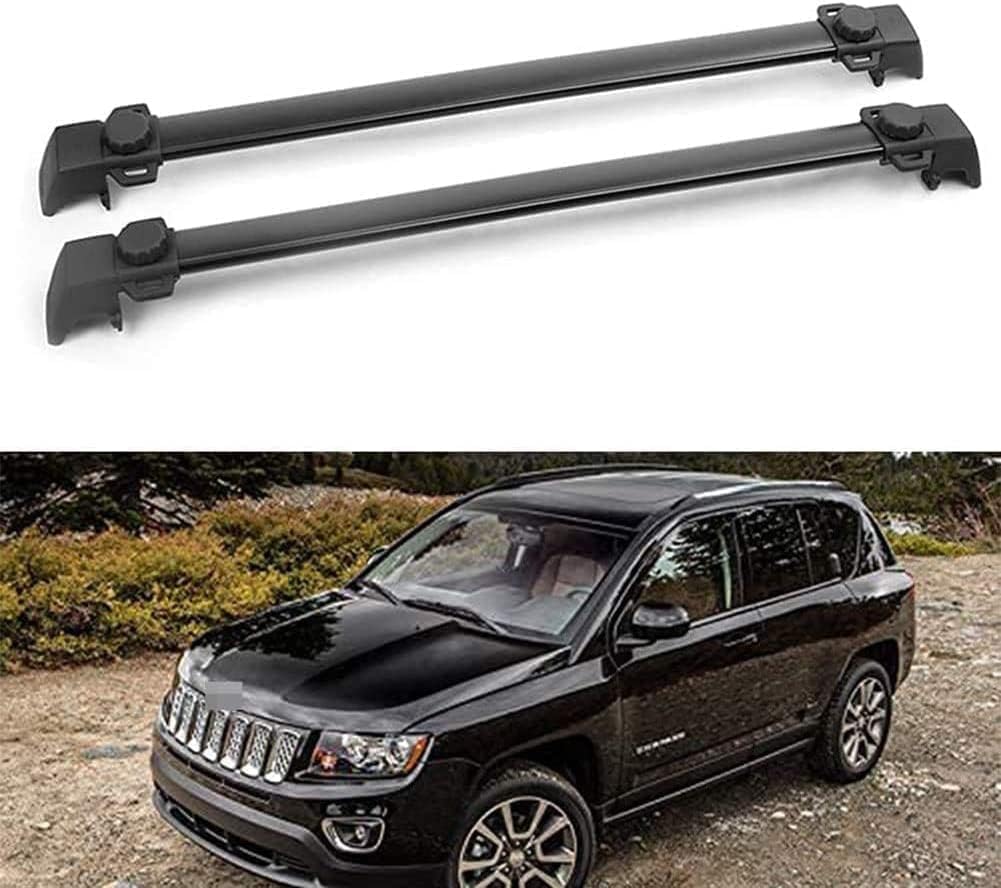 Dachträger Für Jeep Compass 2011 2012 2013 2014 2015 2016, Auto Dachreling Rack Gepäck Träger Bars Querträger Dachfahrradträger Autoteile von KAROB