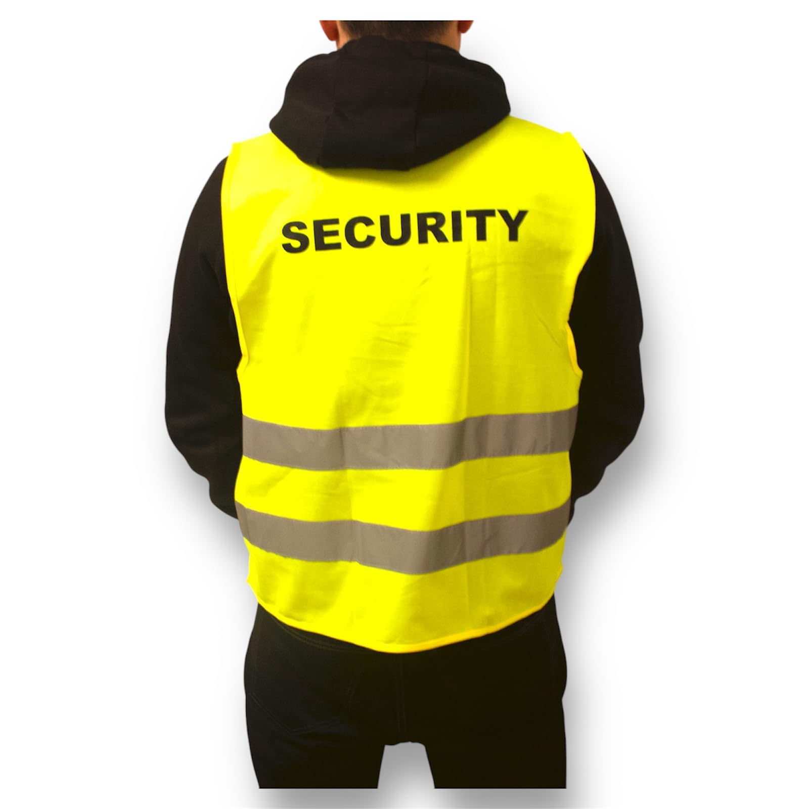 KARP Security Sicherheitsweste Warnweste mit Aufschrift Weste ist TÜV Zertifiziert KARP Security Sicherheitsweste Warnweste mit Aufschrift Weste ist TÜV Zertifiziert von KARP