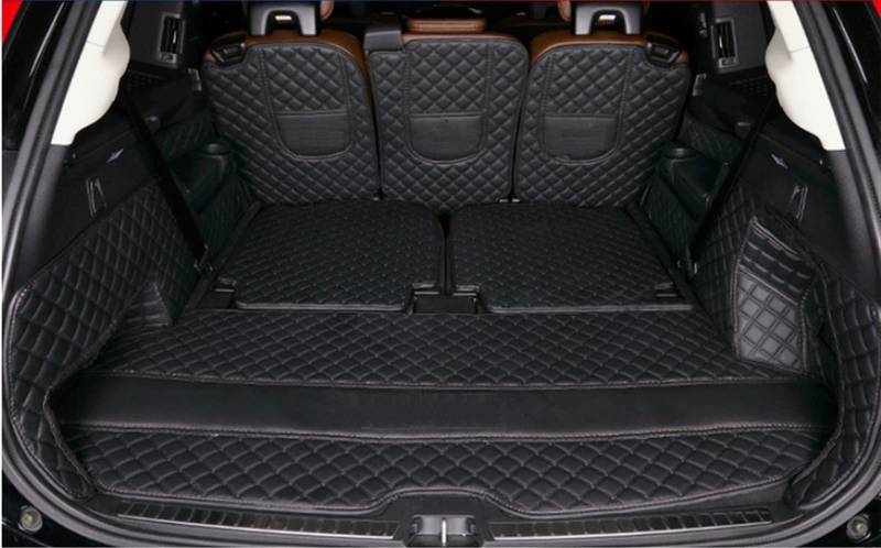 KARTEM Kofferraumwanne Matte Spezielle Kofferraummatten Für Volvo Für XC90 7 Sitze 2020 wasserdichte Kofferraumteppiche Cargo Liner Protector Zubehör Kofferraum Schutzmatte (Farbe : 2) von KARTEM