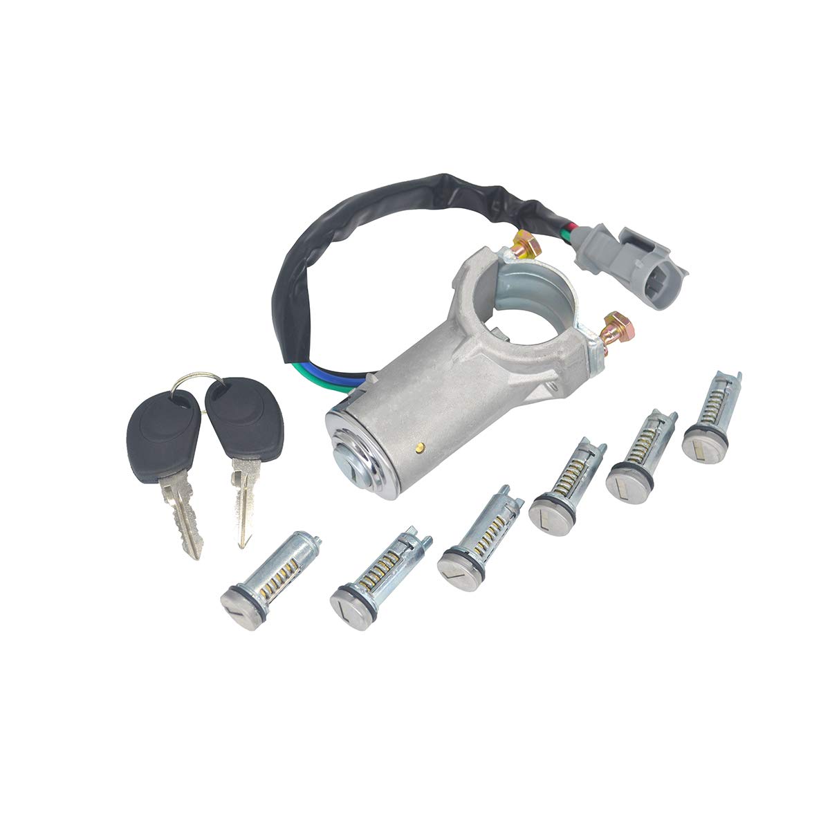 KASturbo Zündschalter Reparatursatz, Zündzylinder Zylinderschloss 2 Schlüssel für Iveco Daily 2000-2006 2992551 2991727 von KASturbo