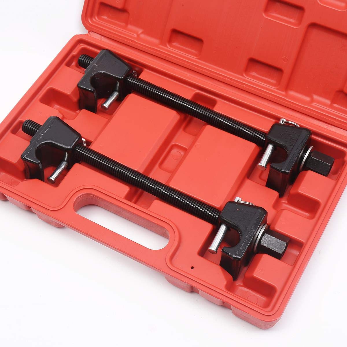 KATSU Federspanner Set, Federkomressoren mit Sicherheitsstiften für Autos Vans Autofederung Stoßdämpfer Fahrzeugstreben Entfernung Installation Klemmen 450324 KATSU Federspanner Set, Federkomressoren mit Sicherheitsstiften für Autos Vans Autofederung Stoßdämpfer Fahrzeugstreben Entfernung Installation Klemmen 450324 von KATSU Tools