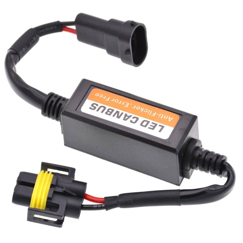 KATUR Auto-LED-Scheinwerfer, Canbus, fehlerfrei, LED-Decoder, H11/H8/H9/H16, Plug & Play, Computer-Warnunterdrücker & Anti-Flimmern (2 Stück) von KATUR