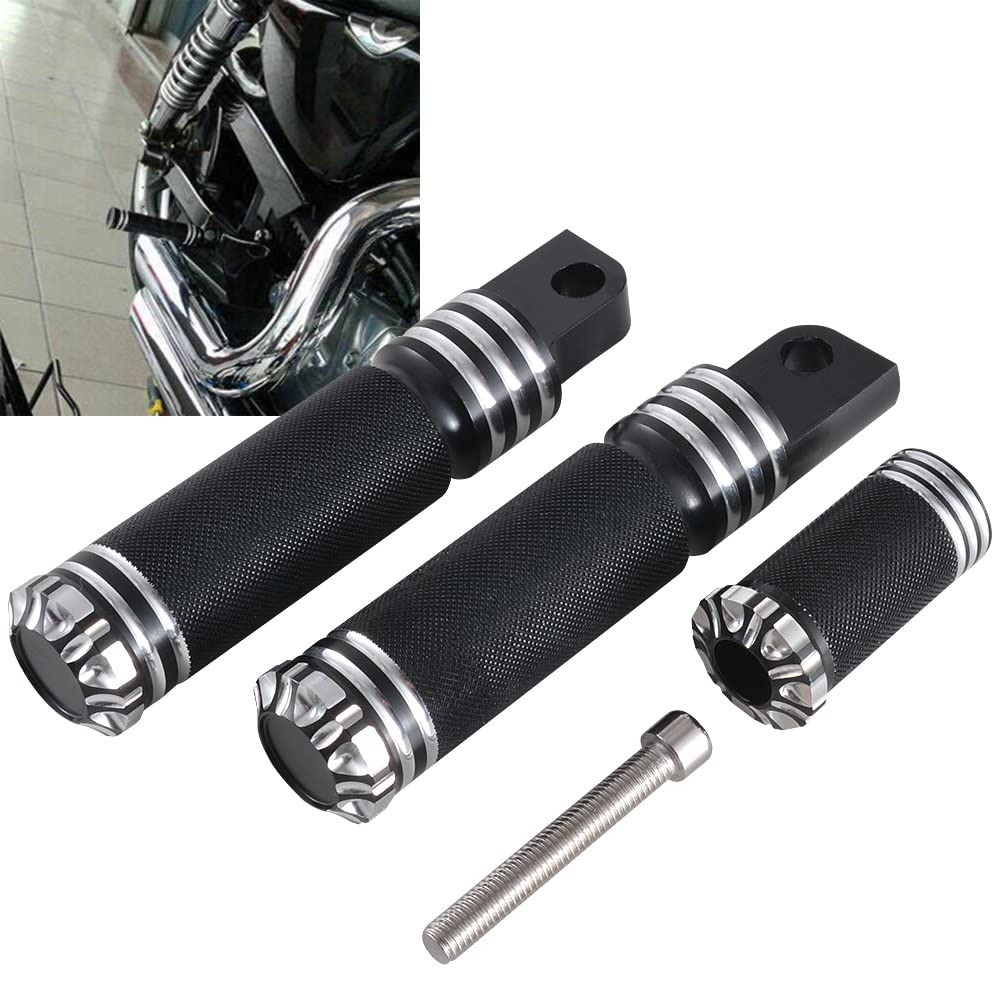KATUR Motorrad Fußstützen & Schalthebel für Harley Davidson Sportster XL 1200 883 Custom - Aluminium Schwarz KATUR Motorrad Fußstützen & Schalthebel für Harley Davidson Sportster XL 1200 883 Custom - Aluminium Schwarz von KATUR