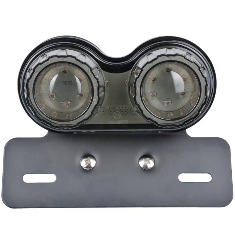 KATUR Motorrad Rücklicht 40W 40 LEDs Integrierte Lauf Bremslicht Blinker Lampe mit Kennzeichenhalter für H arley H onda Y amaha S uzuki K awasaki von KATUR