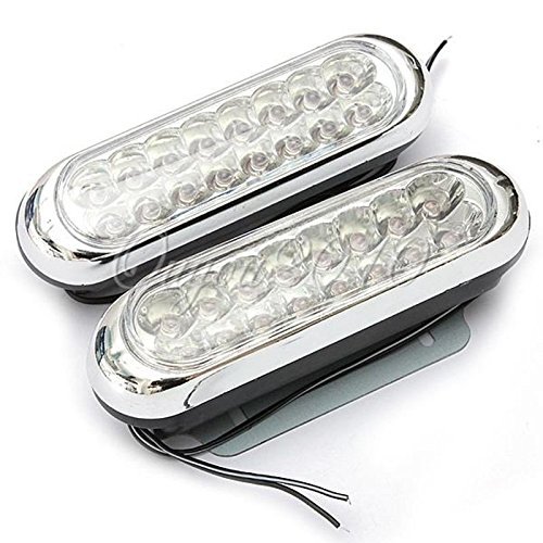 KaTur 2 Stück 16 LED weiße Nebelscheinwerfer DRL Driving Lampe Birne DC 12 V Tagfahrlicht KaTur 2 Stück 16 LED weiße Nebelscheinwerfer DRL Driving Lampe Birne DC 12 V Tagfahrlicht von KATUR
