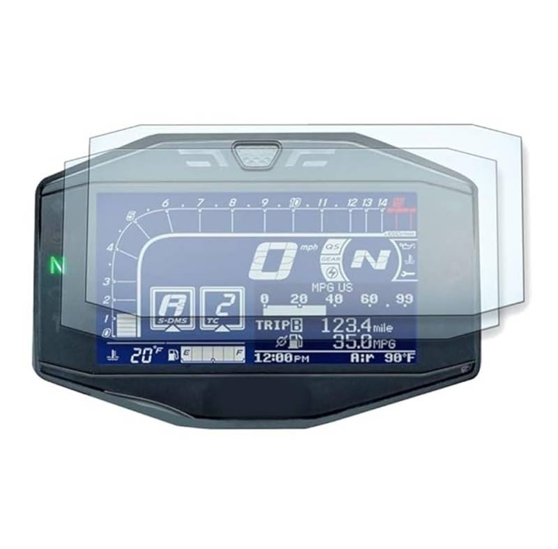 KAVSY Für GSXR1000 GSX-R1000 GSXR 1000 2017 2018 Motorradzubehör Cluster Scratch Protection Film Screen Protector von KAVSY