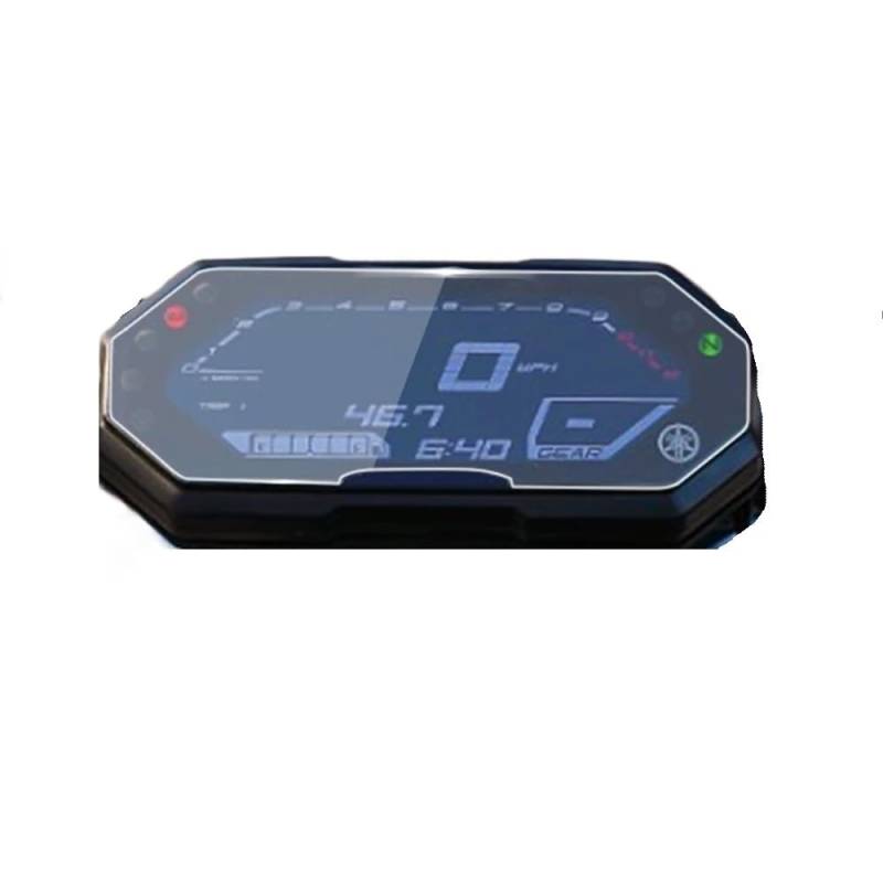 KAVSY Für MT-07 FZ-07 Scratch Cluster Screen Dashboard Schutz Instrument Film MT07 FZ07 MT FZ 07 2021 2022 Motorrad(2pcs) von KAVSY