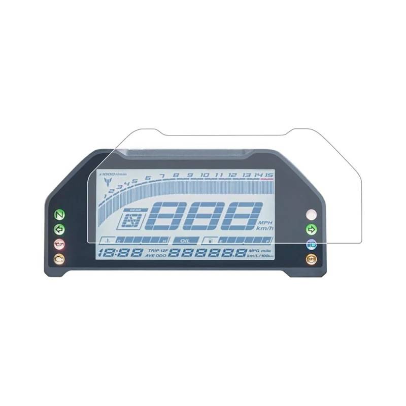 KAVSY Für MT03 MT25 2020-2022 YZF-R25 2019-2022 YZFR3 YZFR15 V4 2022 Motorrad Instrument Film Dashboard Screen Protector(4 PCS) von KAVSY