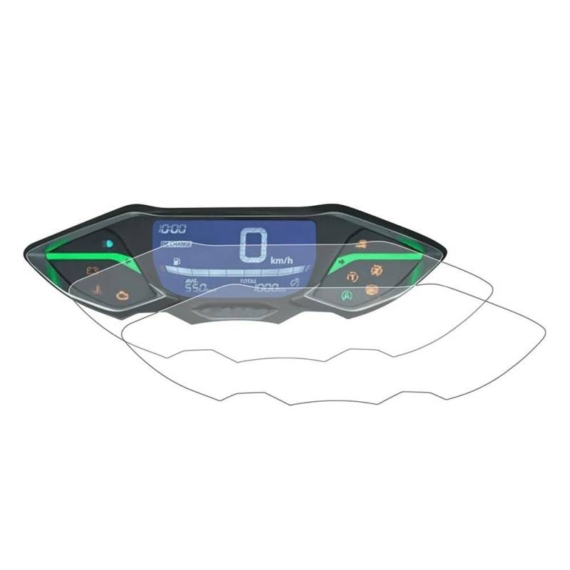 KAVSY Für PCX125 PCX150 PCX160 2021-2024 Motorradzubehör Instrument Cluster Scratch Protection Panel Film Screen Protector(4pcs) von KAVSY
