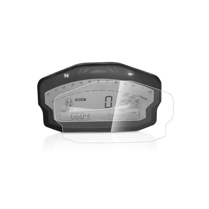 KAVSY Für Panigale 899 959 1199 1299 Clear Motorcycle Dashboard -Bildschirme Protektor Film Cluster Scratch Tachometer Decal(1PC) von KAVSY