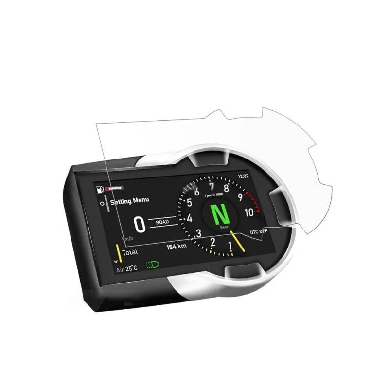 KAVSY Für Scrambler 800 Motorrad Dashboard Screen Protector SCRAMBLER 800 2023 Bildschirm Kratzfeste Schutz Film(2PCS) von KAVSY
