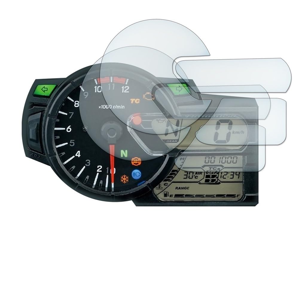 KAVSY Für Suzuki V-strom650 V-Strom 650 DL1000 V-STROM1000 Motorrad Instrument Cluster Kratzschutz Film Screen Protector(2 PCS) von KAVSY