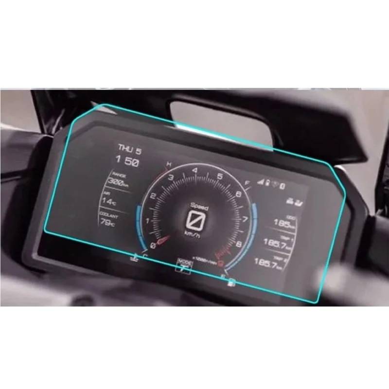 KAVSY Für TMAX560 2022 2023 Motorradzubehör Tachometer -Instrumentenschutzfilm Dashboard -Bildschirmschutzschutz(4 pcs) von KAVSY