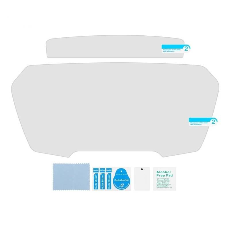 KAVSY Für XDiavel (S) 2016-2023 Diavel 1260 1260s 2019-2022 Motorrad Dashboard Screen Protector Instrument Film(2pcs) von KAVSY