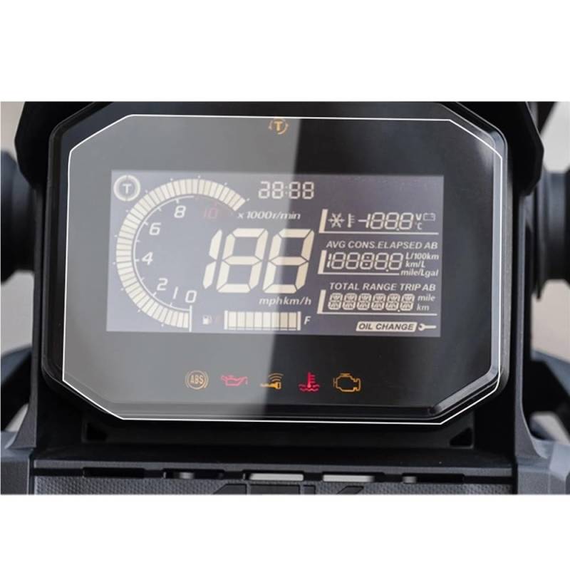 KAVSY Motorrad Dashboard Schutz Zubehör Für ADV-350 ADV 350 2022 2023 Scratch Cluster Bildschirm Instrument Film(2pcs) von KAVSY
