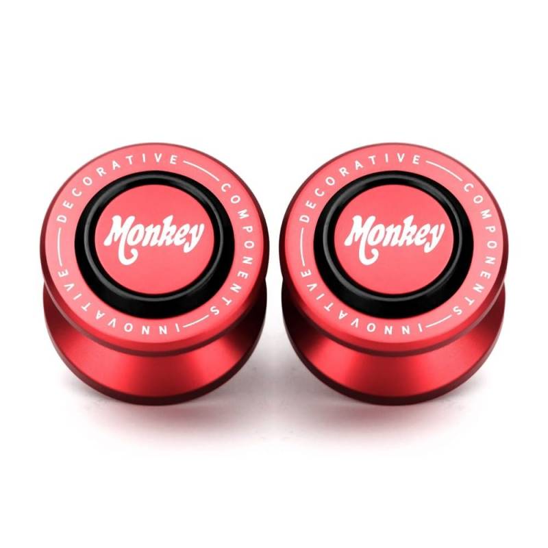 KAVSY Motorradschwingenschieberspule 2PCS 8mm Aluminium Motorrad Stand Schwinge Spulen Slider Stand Schraube Für H&ONDA Monkey 125 Monkey125 Schwinge Ständer Zubehör (Color : 8mm -6) von KAVSY