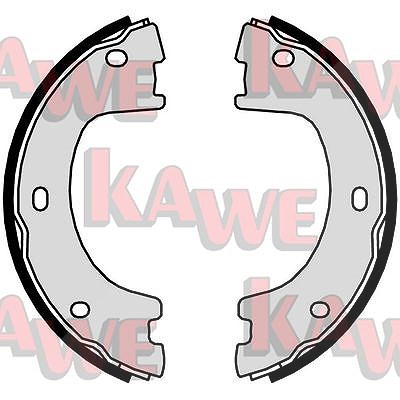 Kawe Bremsbackensatz, Feststellbremse [Hersteller-Nr. 01056] für Mercedes-Benz, VW von KAWE