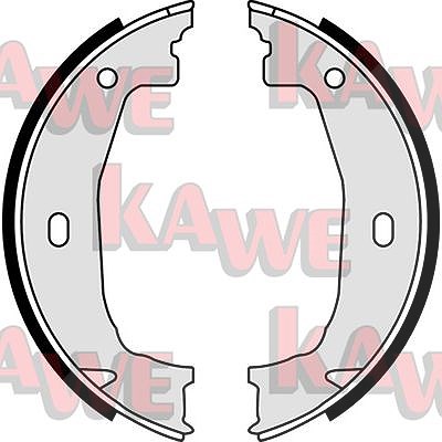 Kawe Bremsbackensatz, Feststellbremse [Hersteller-Nr. 08100] für BMW von KAWE