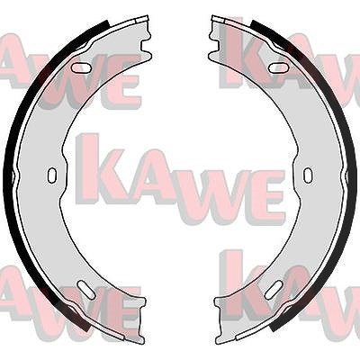 Kawe Bremsbackensatz, Feststellbremse [Hersteller-Nr. 09710] für Mercedes-Benz, VW von KAWE