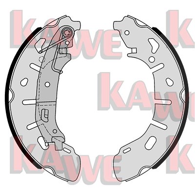 Kawe Bremsbackensatz [Hersteller-Nr. 01101] für Fiat, Opel, Vauxhall von KAWE