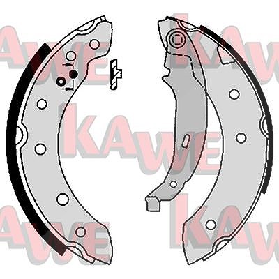 Kawe Bremsbackensatz [Hersteller-Nr. 07130] für Citroën, Dacia, Peugeot, Renault von KAWE
