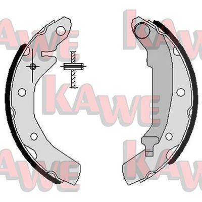 Kawe Bremsbackensatz [Hersteller-Nr. 07260] für Daewoo von KAWE