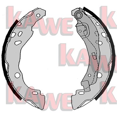 Kawe Bremsbackensatz [Hersteller-Nr. 08630] für Citroën, Dacia, Ds, Hyundai, Nissan, Peugeot, Renault von KAWE