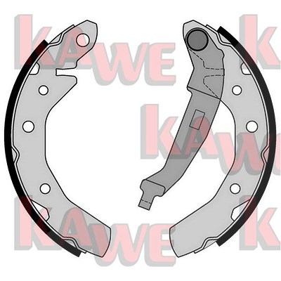 Kawe Bremsbackensatz [Hersteller-Nr. 09990] für Chevrolet, Daewoo, Proton von KAWE