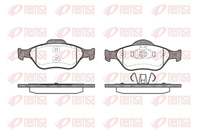 Kawe Bremsbelagsatz, Scheibenbremse [Hersteller-Nr. 076600] für Ford, Mazda von KAWE