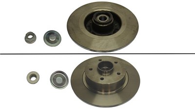 Kawe 1x Bremsscheibe [Hersteller-Nr. 6138320] für Renault von KAWE