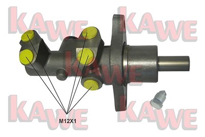 Kawe Hauptbremszylinder [Hersteller-Nr. B1073] für BMW von KAWE