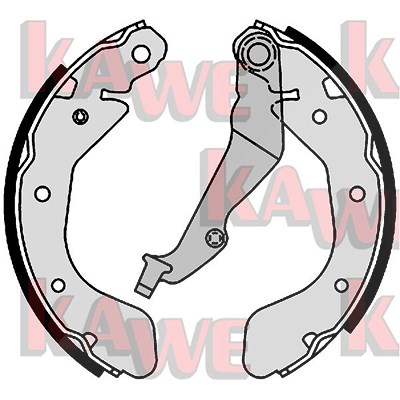 Kawe Bremsbackensatz [Hersteller-Nr. 01001] für Chevrolet, Daewoo, Opel, Vauxhall von KAWE