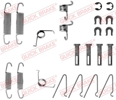Kawe Zubehörsatz, Bremsbacken [Hersteller-Nr. 105-0703] für Skoda von KAWE