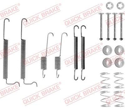 Kawe Zubehörsatz, Bremsbacken [Hersteller-Nr. 105-0744] für Opel von KAWE
