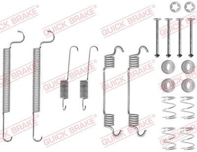 Kawe Zubehörsatz, Bremsbacken [Hersteller-Nr. 105-0766] für Chevrolet, Opel von KAWE