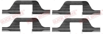 Kawe Zubehörsatz, Scheibenbremsbelag [Hersteller-Nr. 109-1263] für Ford, Seat, Skoda, VW von KAWE