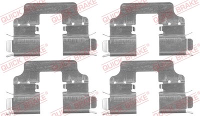 Kawe Zubehörsatz, Scheibenbremsbelag [Hersteller-Nr. 109-1750] für Honda von KAWE