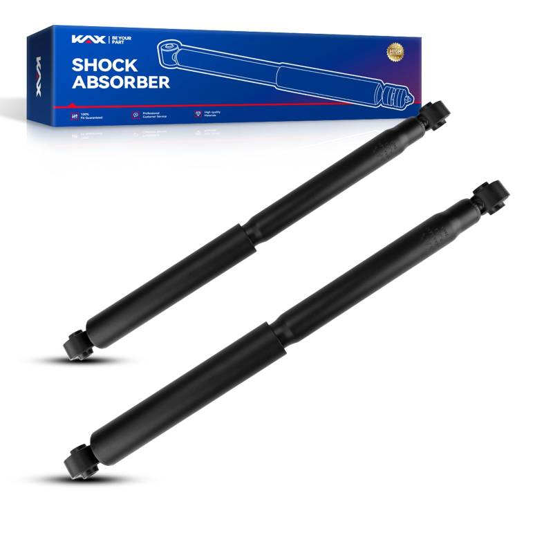 KAX Stoßdämpfer hinten passend für Ram 1500 2002 2003 2004 2005 2006 2007 2008 2009 2010, Silverado Sierra 2500 HD 2001 2002 2003 2004 2005 20005 6 2000 7 2008 2009 2010, 344385 Streben Komplettes Set von KAX