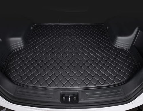 Passgenaue Kofferraummatte aus Leder für Cadillac CT6 2016-, Staubdicht Kofferraummatten, Waterproof Kofferraum Schutzmatten, Kofferraumwanne Antirutschmatte von KAXUE