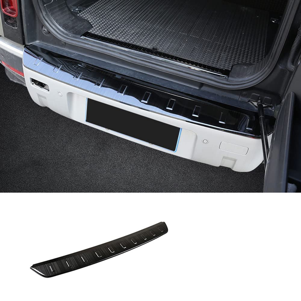 Auto Edelstahl Stoßstangenschutz Heckstoßstange Ladekantenschutz, für Land Rover Defender 110 130 2020-2021 Anti Scratch Styling ZubehöR Auto Edelstahl Stoßstangenschutz Heckstoßstange Ladekantenschutz, für Land Rover Defender 110 130 2020-2021 Anti Scratch Styling ZubehöR von KAYIWA