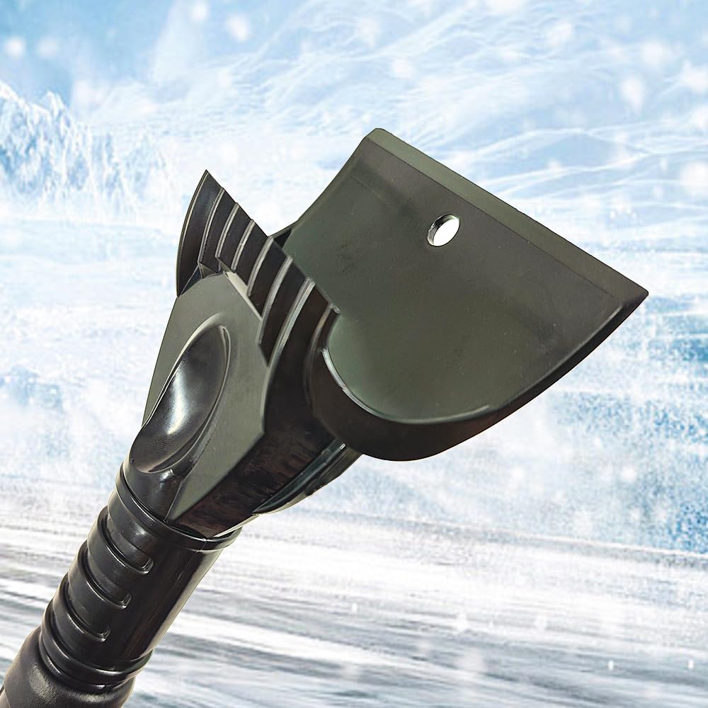 KAYRUK 27" Auto Eiskratzer und Schneebürste mit einziehbarem Aluminium-Stangen, Einstellbare Scheibenkratzer und Bürste mit Schaumstoffgriff für Windschutzscheibe Fenster SUV/LKW/Fahrzeug KAYRUK 27" Auto Eiskratzer und Schneebürste mit einziehbarem Aluminium-Stangen, Einstellbare Scheibenkratzer und Bürste mit Schaumstoffgriff für Windschutzscheibe Fenster SUV/LKW/Fahrzeug von KAYRUK