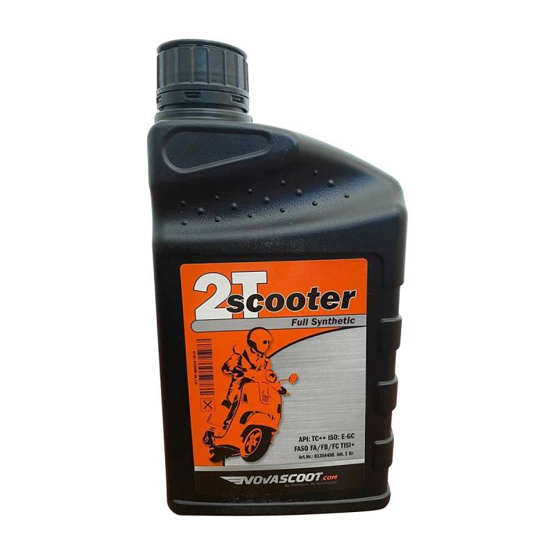 Motorenöl vollsynthetik NovaScoot 2-Takt 1 Liter für Scooter Mofa Roller Mischöl Motoröl von KAYSO Performance