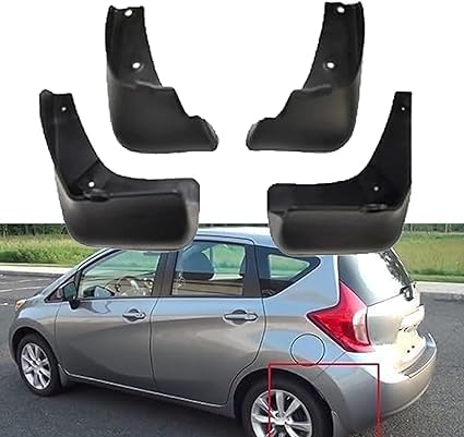 4 Stücke Auto Schmutzfänger für Nissan Note E12 2014-2017 2018, Mud Flaps KotflüGel Fender Schutz Vorne Und Hinten ZubehöR von KAZONS