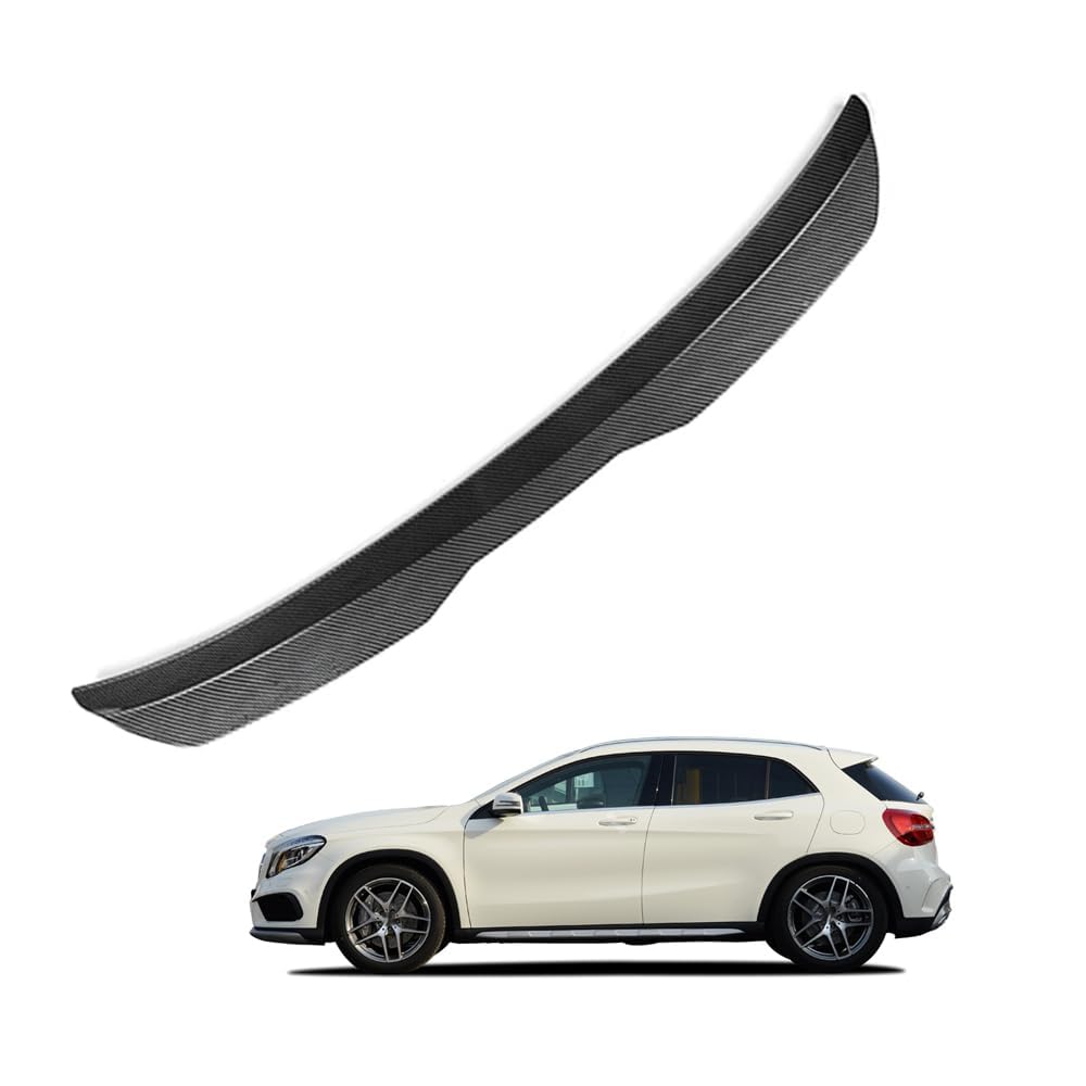 Auto Heckspoiler Spoiler für Benz A-Klasse W176 A45 Amg 2013-2018 2014 2015 2016, ABS Auto HeckflüGel Dekoration Spoiler FlüGel, Roof Rear Spoiler Lip Attachments Accessories,B Carbon Fiber Auto Heckspoiler Spoiler für Benz A-Klasse W176 A45 Amg 2013-2018 2014 2015 2016, ABS Auto HeckflüGel Dekoration Spoiler FlüGel, Roof Rear Spoiler Lip Attachments Accessories,B Carbon Fiber von KBDDM