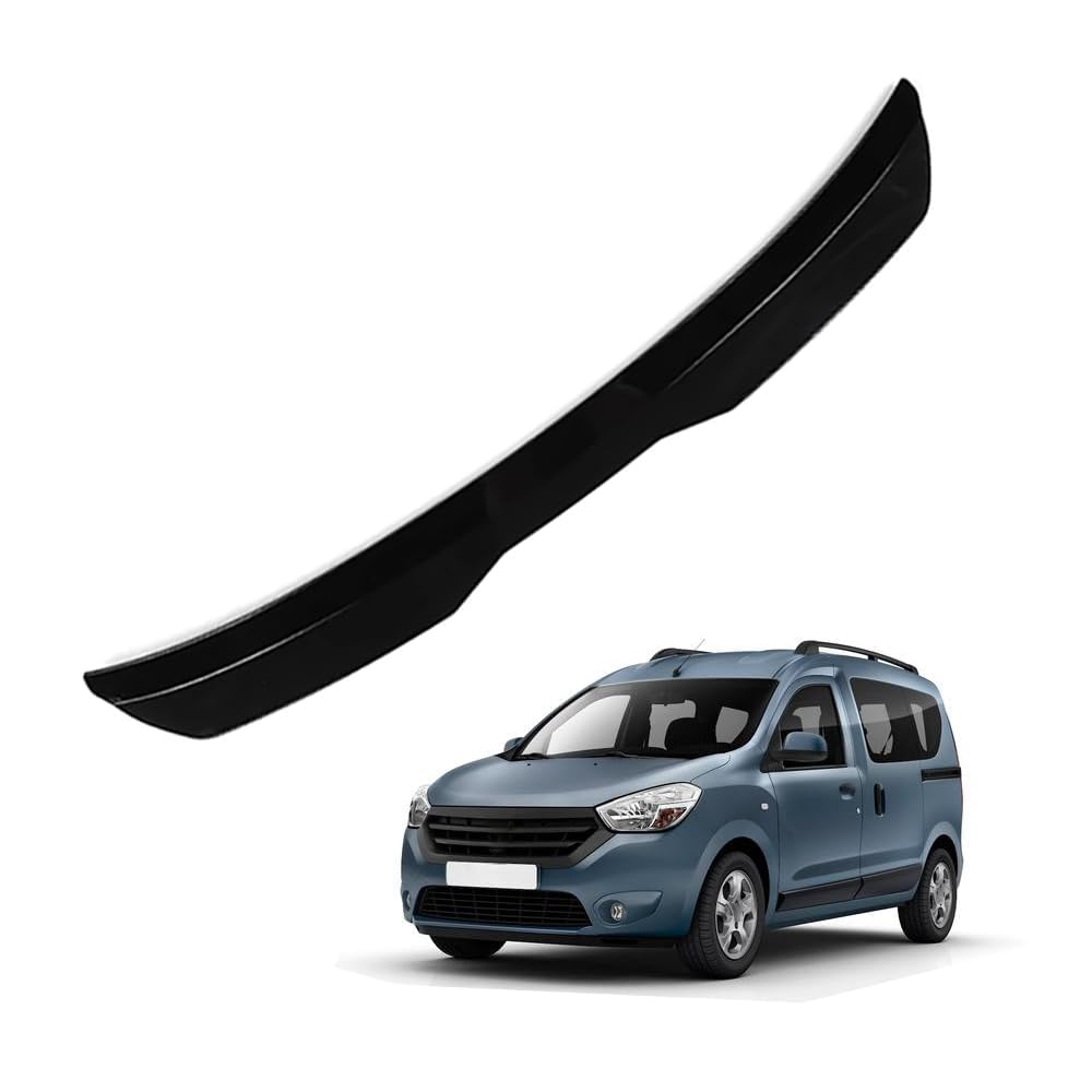 Auto Heckspoiler Spoiler für Dacia Dokker 2012 2013 2014-2025, ABS Auto HeckflüGel Dekoration Spoiler FlüGel, Roof Rear Spoiler Lip Attachments Accessories,A Black Auto Heckspoiler Spoiler für Dacia Dokker 2012 2013 2014-2025, ABS Auto HeckflüGel Dekoration Spoiler FlüGel, Roof Rear Spoiler Lip Attachments Accessories,A Black von KBDDM