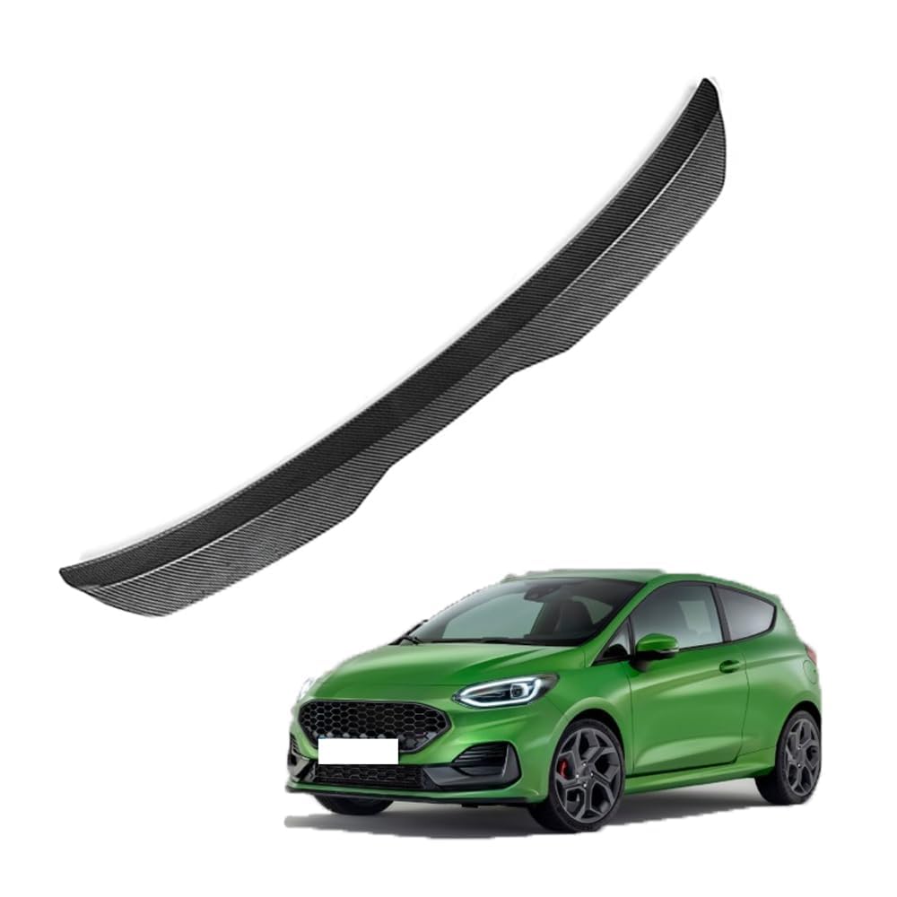 Auto Heckspoiler Spoiler für Ford Fiesta ST MK8 2018 2019 2020, ABS Auto HeckflüGel Dekoration Spoiler FlüGel, Roof Rear Spoiler Lip Attachments Accessories,B Carbon Fiber Auto Heckspoiler Spoiler für Ford Fiesta ST MK8 2018 2019 2020, ABS Auto HeckflüGel Dekoration Spoiler FlüGel, Roof Rear Spoiler Lip Attachments Accessories,B Carbon Fiber von KBDDM