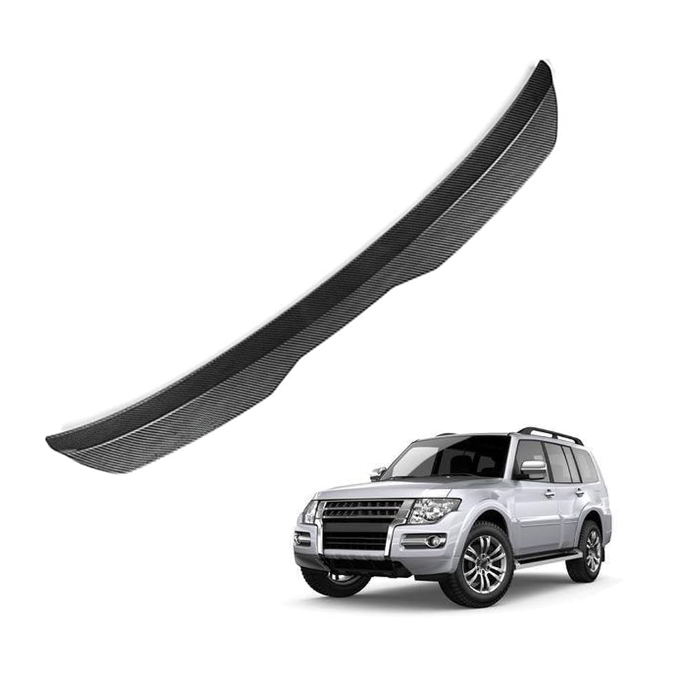 Auto Heckspoiler Spoiler für Mitsubishi Pajero 2016 2017 2018 2019 2020, ABS Auto HeckflüGel Dekoration Spoiler FlüGel, Roof Rear Spoiler Lip Attachments Accessories,B Carbon Fiber Auto Heckspoiler Spoiler für Mitsubishi Pajero 2016 2017 2018 2019 2020, ABS Auto HeckflüGel Dekoration Spoiler FlüGel, Roof Rear Spoiler Lip Attachments Accessories,B Carbon Fiber von KBDDM