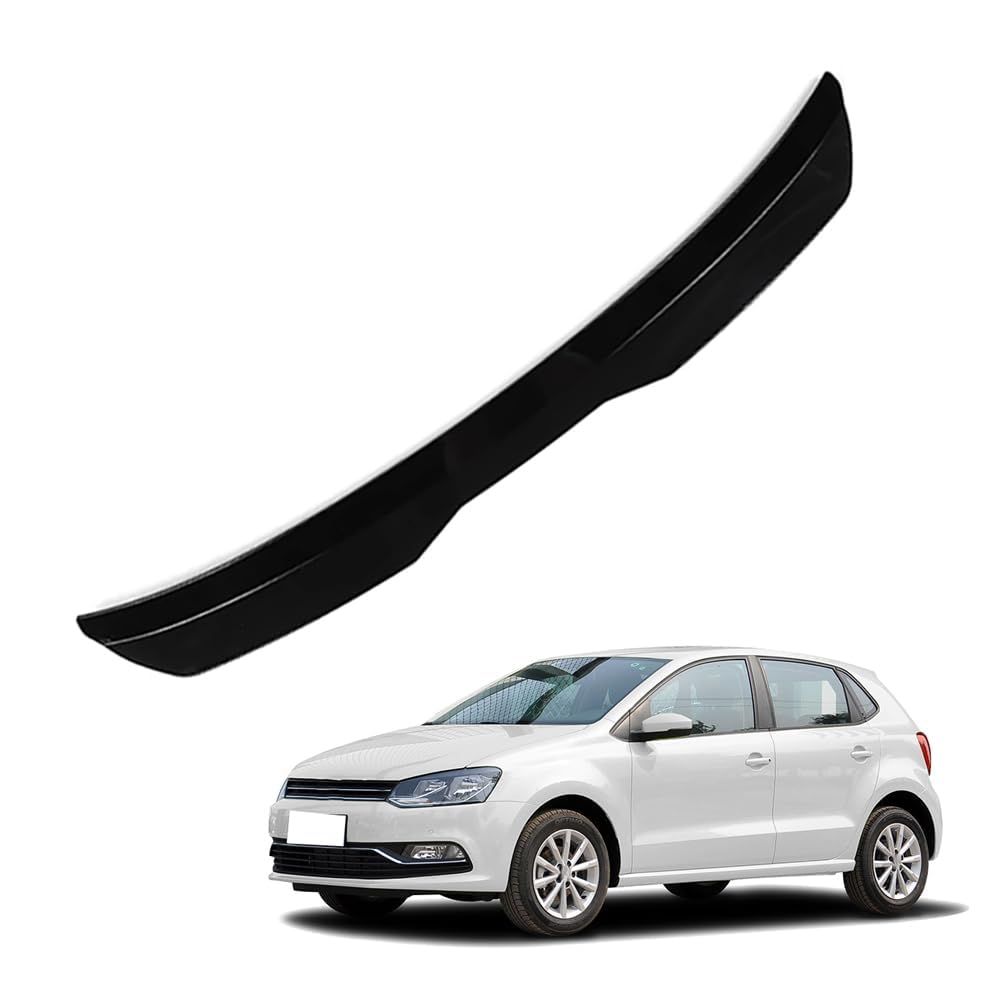 Auto Heckspoiler Spoiler für VW Polo 2010 2011 2012 2013-2018, ABS Auto HeckflüGel Dekoration Spoiler FlüGel, Roof Rear Spoiler Lip Attachments Accessories,A Black Auto Heckspoiler Spoiler für VW Polo 2010 2011 2012 2013-2018, ABS Auto HeckflüGel Dekoration Spoiler FlüGel, Roof Rear Spoiler Lip Attachments Accessories,A Black von KBDDM